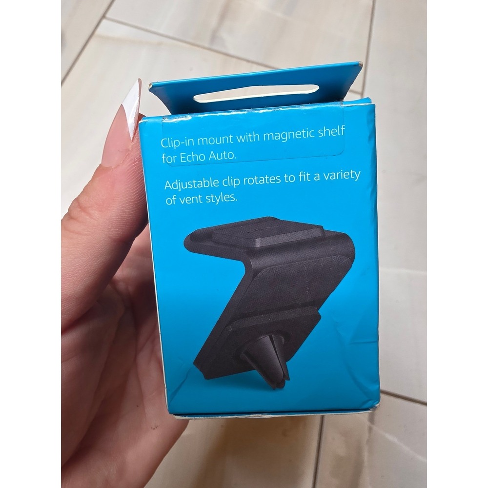 Amazon Echo Auto Air Vent Mount Magnetic Shelf Adjustable Clip B07DD6Y9X9 F3 - Picture 5 of 14
